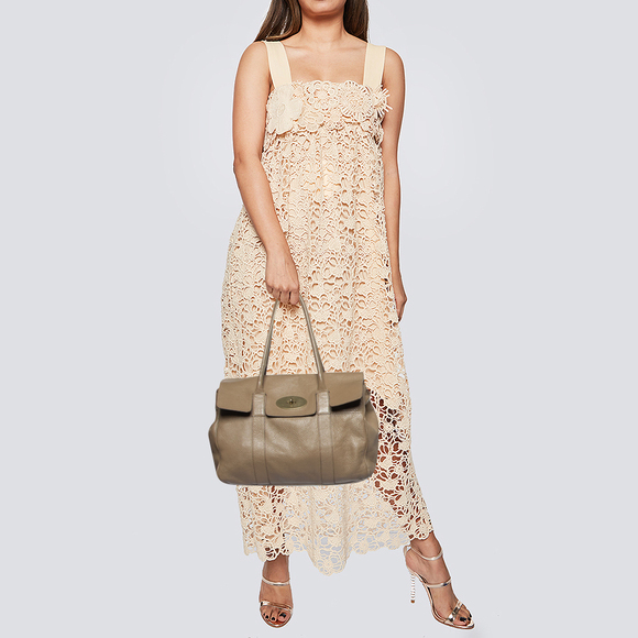 MULBERRY Beige Leather Bayswater Satchel - Picture 2 of 8